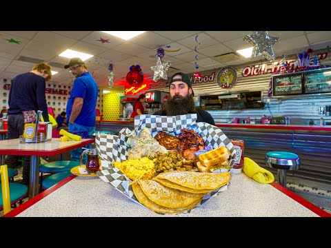 THIS CHALLENGE HAS BEEN AROUND 15 YEARS AND THEY SERVE IT IN A TRASH CAN LID! | BeardMeatsFood