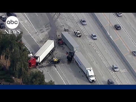 YouTube video thumbnail: Deadly Crashes in California, Florida by Drivers in U.S. Illegally, DHS Says