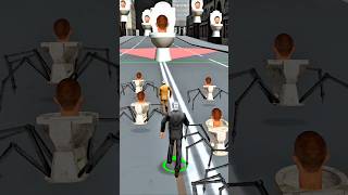 Skibidi Toilet vs Cameraman Run #17 #shorts #viral #games