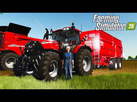 VENDENDO OS GRÃOS PELA PRIMEIRA VEZ NO PORTO - Farming Simulator 25 | EP.05