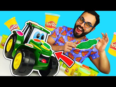 ¡El tractor Johnny tiene PUNTOS COLORIDOS! Juegos de coches en ¡Oh, se dañó!