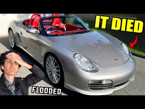 Our Luck Ran Out On The FLOODED Porsche RS60 Spyder... BLOWN MOTOR??