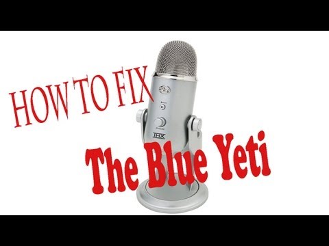blue yeti microphone usb device not recognized