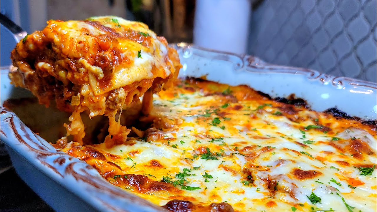 My favorite way to make lasagna EASY #cooking