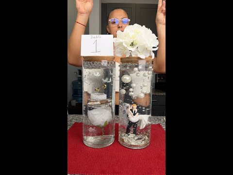 This easy Wedding table decoration is a winner