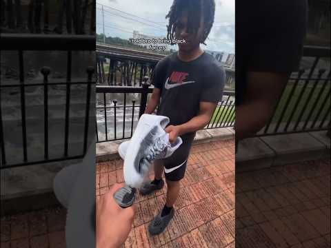 Brotha was madddd? #sneakers #shorts