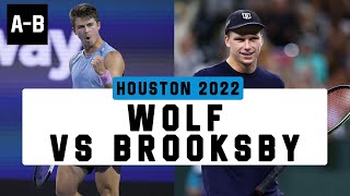 J.J. Wolf vs Jenson Brooksby | Full Highlights | US Men's Clay Court Championships 2022 | 05.04.2022