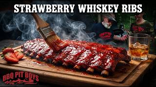 We Glazed Smoked Ribs with Strawberry Whiskey... and They Were Incredible!