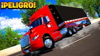 ¡Mula CAPTADA EN GRAVE ACCIDENTE en CURVA! | American Truck Simulator