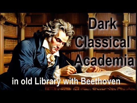 Dark Classical Academia - Dark Academia classical music in old Library #classicalmusic