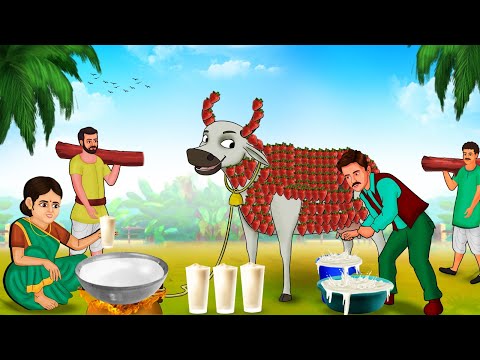 ಅತ್ತೆ ಸೊಸೆಯ ಸ್ಟ್ರಾಬೆರಿ ಹಸು | Stories In Kannada | Fairy Tale Stories | Kannada Stories