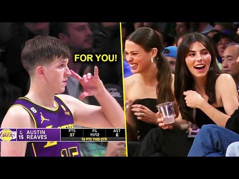 when NBA players impress the courtside baddies..