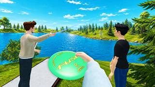 PRO Disc Golf Valley Player plays against NOOBS