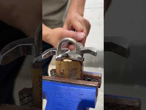 Trick to Unlock a Padlock with Two Wrenches 🔧#handyhacks #tips #diy