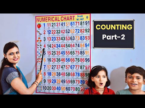 Counting World | Counting 1 to 100 | 123 Numbers, 1 से 100 तक गिनती, 1 to 100 Counting 1 to 100