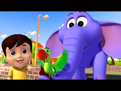 Hathi Raja Kahan Chale |Best Nuresry Rhymes For Kids| हाथी राजा कहाँ चले | NooNoo kids - Hindi