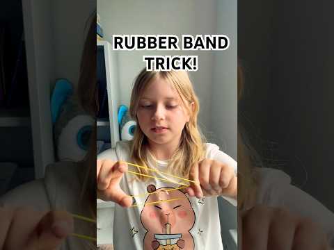 RUBBER BAND MAGIC TRICK FOR KIDS