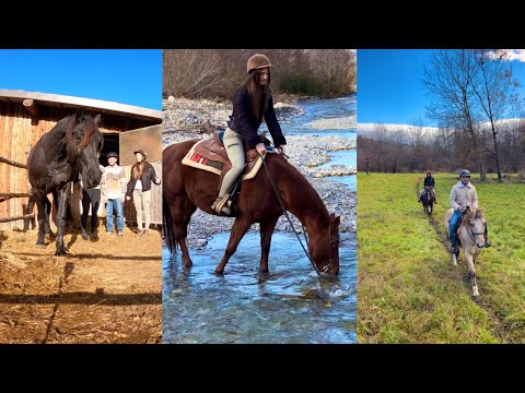 GIORNATA A CAVALLO SUL FIUME CON MIO FRATELLO - Valentina Lattanzio