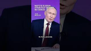 NATO’s Russia strategy makes no sense. #putin #russia #nato #trump #netherlands