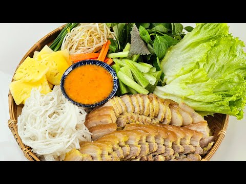 Thịt Luộc Kiểu Thái  Màu Đẹp Thấm Vị Thịt Thơm Ngon - Món Ăn Ngon Mỗi Ngày