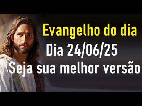 Evangelho do dia 24/06/25- Seja sua melhor versão