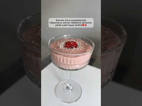 Milyonlarca izlenen çilekli yulaf lapası tarifim♥️