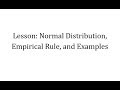 Understanding the Normal Distribution