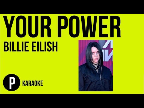 Billie Eilish – Your Power Karaoke Acoustic Piano Cover