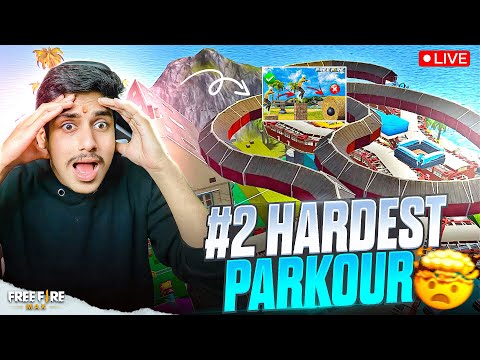 FREE FIRE LIVE 🔴 PLAYING HARDEST😱 PARKOUR IN FF WITH SUBS 🥳 #shorts #gaming #ajjubhaiive #freefire