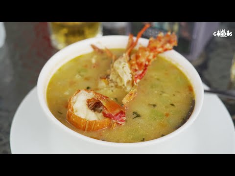 CAMARONES EN SALSA CARIBEÑA, SOPA DE MARISCO EN EL CARIBE #LosGordosMonchies
