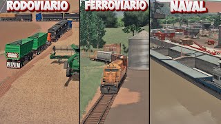 Farming simulator 22 | Comprei o porto e conclui o projeto multimodal  | Os sócios #FINAL
