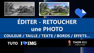 Comment modifier / retoucher une photo gratuitement ? - Tutoriel IloveIMG