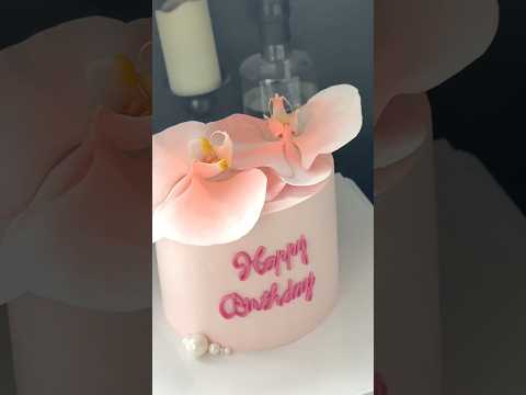 Immersive cake making Cake making Flower cake Cake Popular cake recommendation