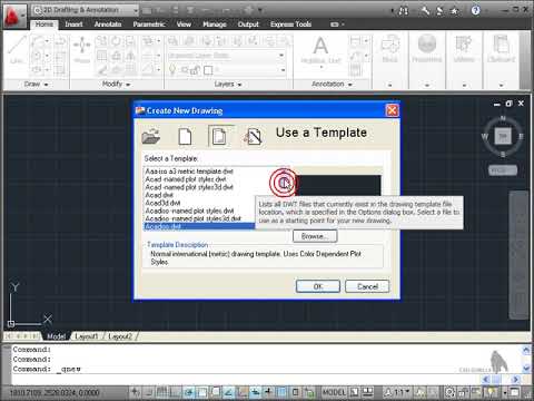 13 Converting to a Drawing Template   03 DWG from a DWT File