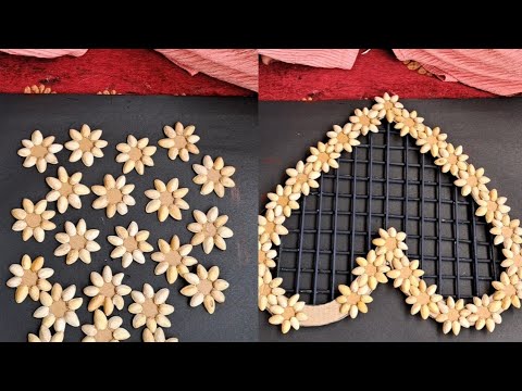 Amazing Home Decoration Ideas | Waste cardboard and pista shell using craft ideas | DIY wall Decor