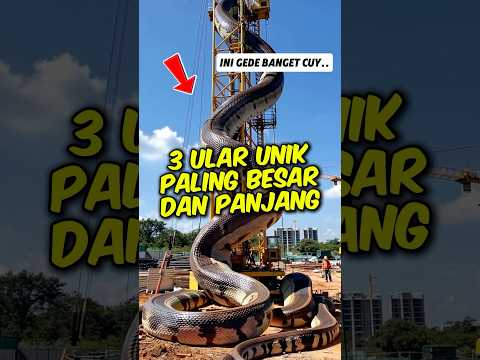 3 Ular paling panjang dan besar di dunia!!