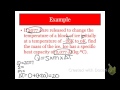Thermal Energy Calculations and Concepts