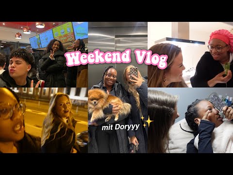 WEEKEND VLOG MIT DOROTHY 👯‍♀️ Sleepover, wir zeigen ihr Beautyard...