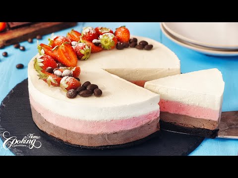 Neapolitan Ice Cream Cake - A Trio of Irresistible Flavors