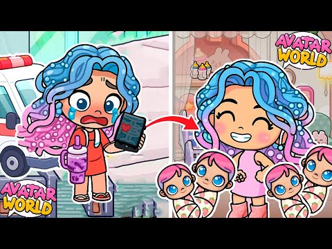 PELÍCULA COMPLETA DE MI EMBARAZO 🤰 AL NACIMIENTO DE MI BEBE en Avatar World |SOYFIFI✨