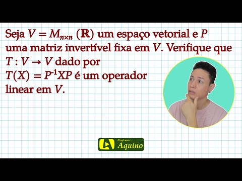 Transformação Linear - Álgebra Linear. | #7 Exercício de Transformação Linear.