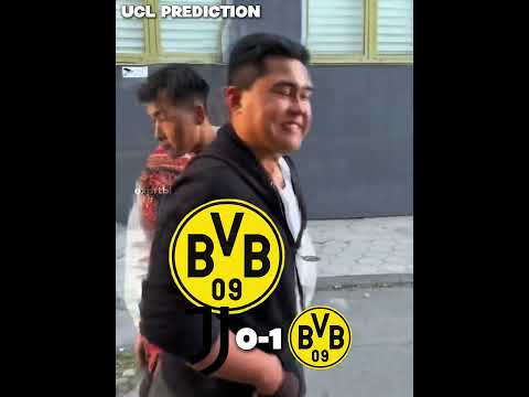 Who will win tomorrow's Juventus vs Dortmund match? 🤔 #championsleague