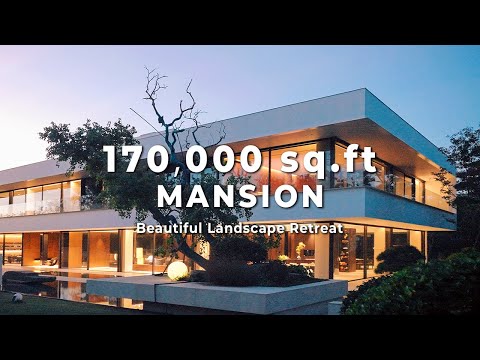 170,000 sqft Mansion That Connects closely with Nature | Beautiful Landscape Retreat | Modern Homes