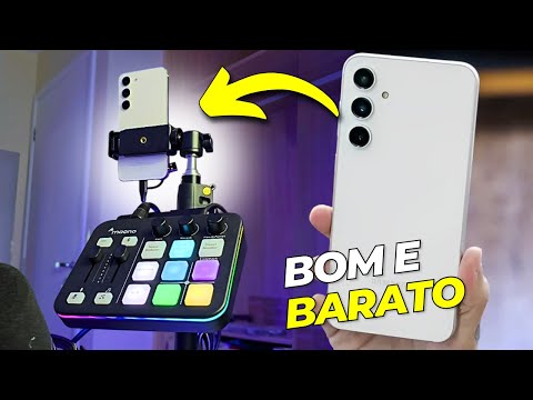 Transformei meu CELULAR em um MINI ESTUDIO PORTÁTIL gastando POUCO!!! - QUALIDADE ABSURDA