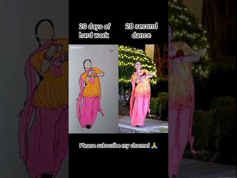 Gulabi sharara Artist Version🔥. Original video by@nainikathanaya #sudipto_arts #flipbook #trending