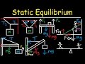 Static Equilibrium and Torque Concepts