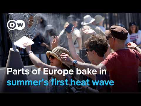 YouTube video thumbnail: Exceptional Early Summer Heatwave Hits Europe With Temperatures up to 46°C