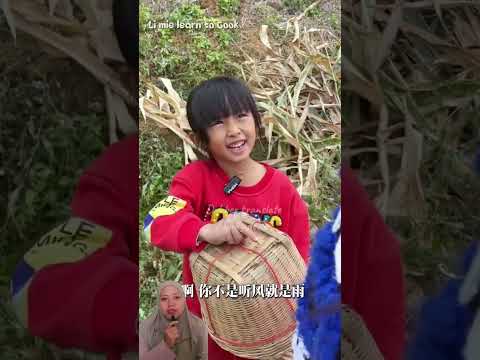 Memetik jagung bersama mama #funny #dubbing #shorts