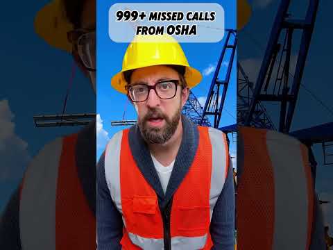 999+ missed calls from OSHA #adamrose  #construction #engineering  #workers