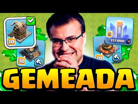 GEMEADA de la Actualización 😎 MEJORO las 3 Nuevas Defensas y el Hechizo de Bloque de Hielo